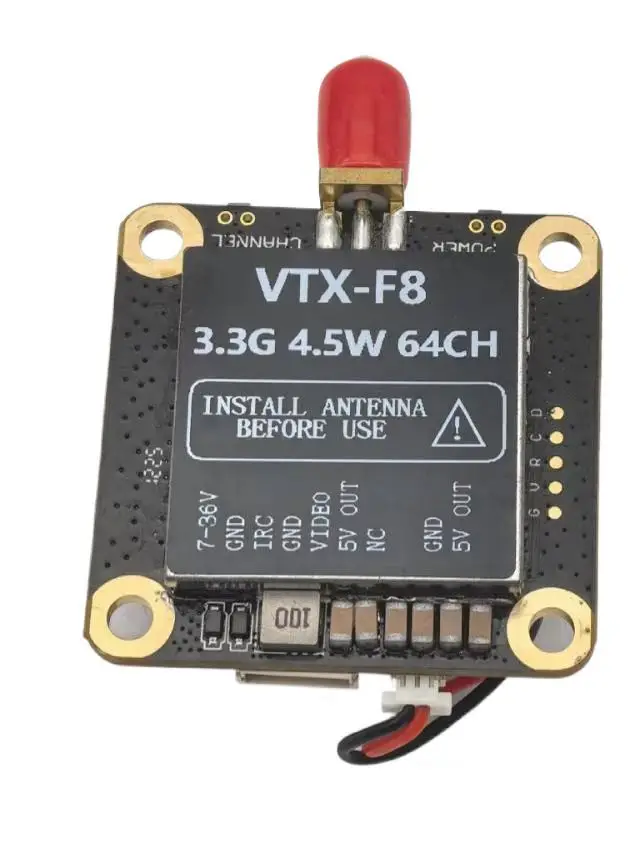 FlytoFPV VTX-F8 3.3G 4500mW VTX 64CH FPV-Langstreckensender