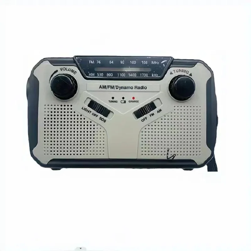 Radio D'Emergenza Solare A Manovella Mesqool: AM/FM/SW, Power Bank E Bussola Per Esterno