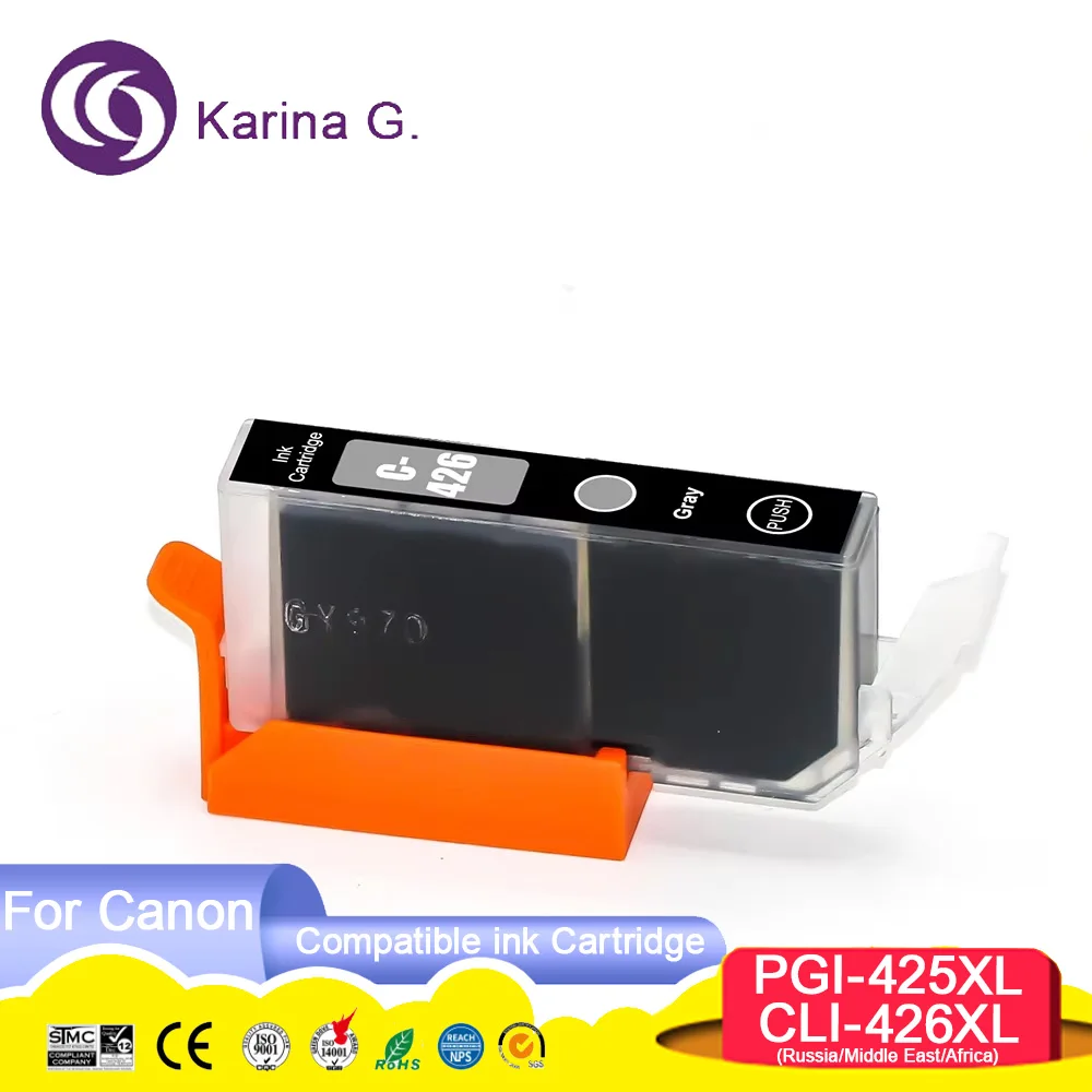 Compatible for  PGI425 CLI426 PGI-425 PGI 425 ink cartridge for  PIXMA MG6140/MG