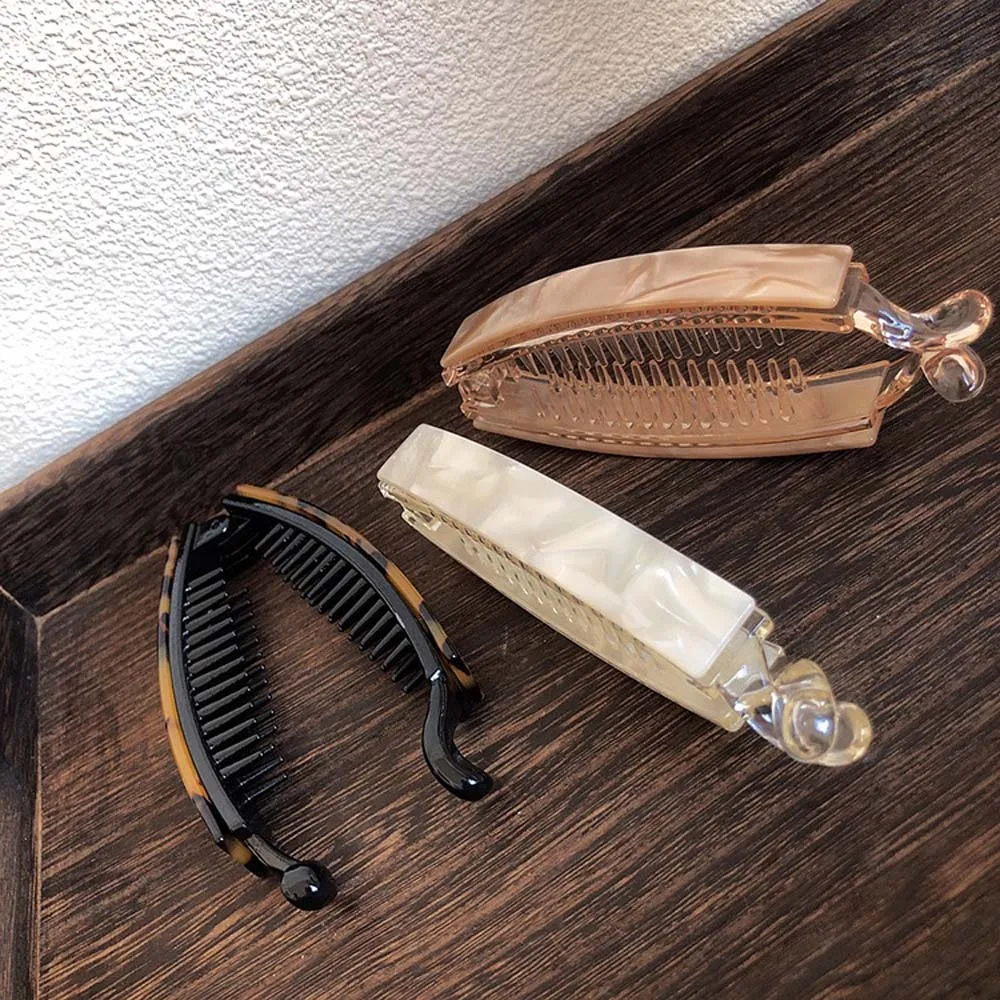 

Temperament DIY Accessories Acetic Acid Korean Hair Accessories Banana Clips Ponytail Holder Hairpins Hair Clip