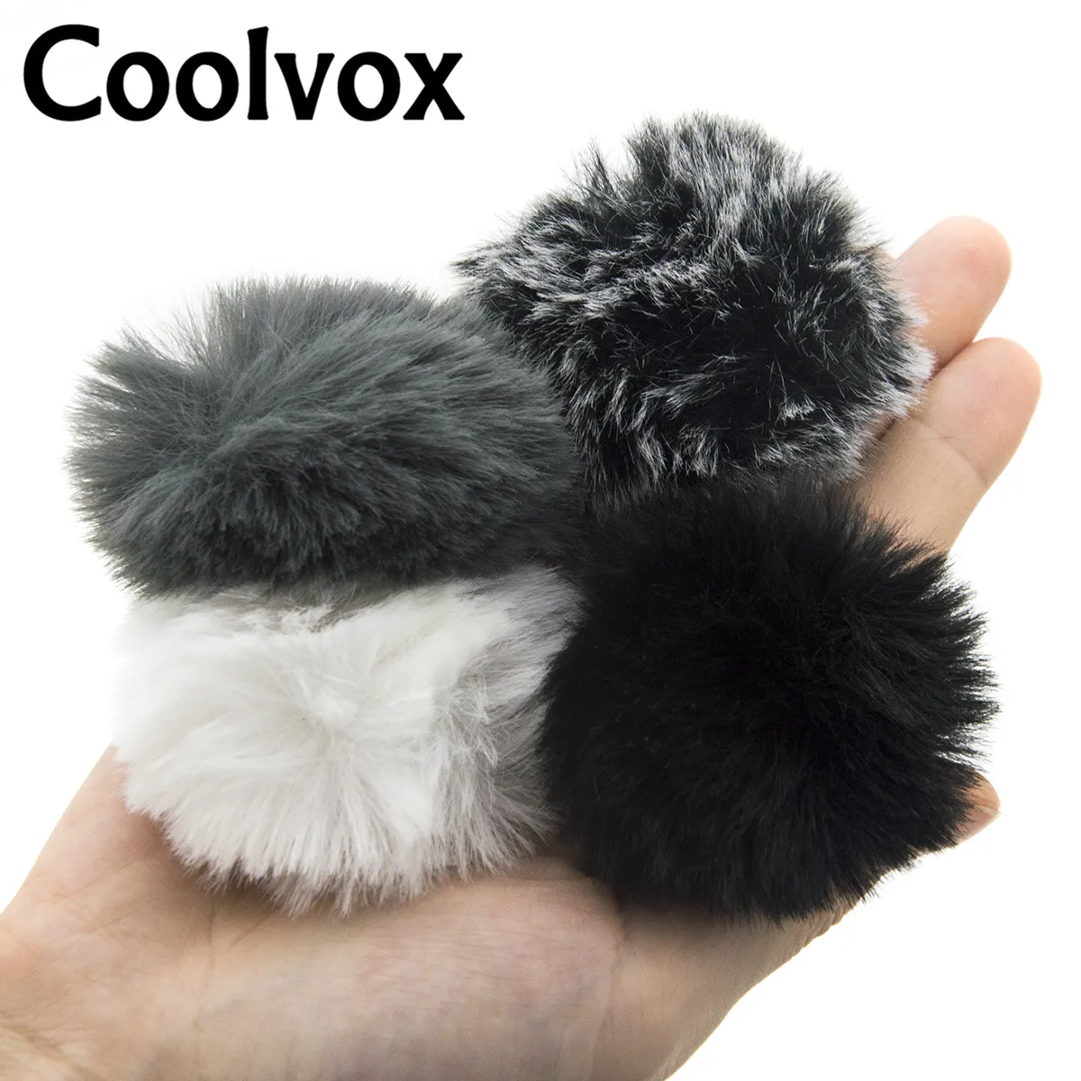 CoolvoxLapelMicFurryWindscreenFurWindshieldWindMuffSoft