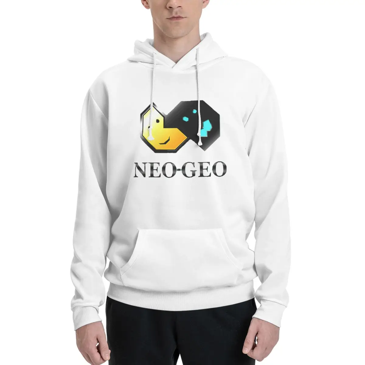

Neo Geo Arcade 11 Couples Plus Velvet Hooded Sweater Leisure beautiful Hooded rope Hoodie Graphic High grade