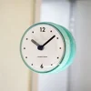 Shower Anti Fog Waterproof Mini Small Table Decoration Kitchen Living Bathroom Room Wall Clock Toilet Round Quartz Sucker 7cm 1