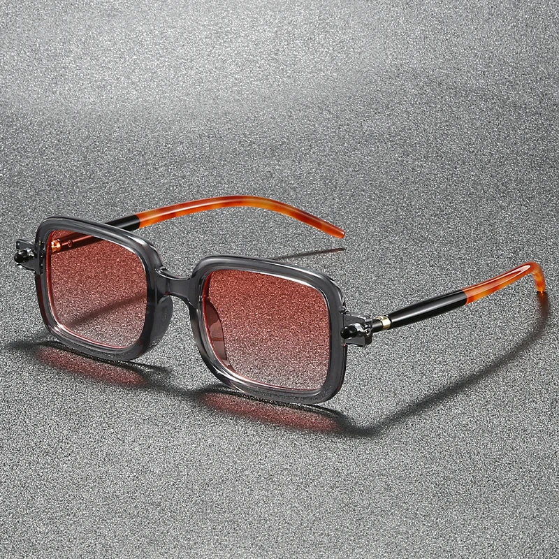 KAMMPT Punk Quadrat Sonnenbrille Männer Mode Vintage Candy Farbe Rand Outdoor Shades Frauen Trendy Marke Design Casual Sonnenbrille