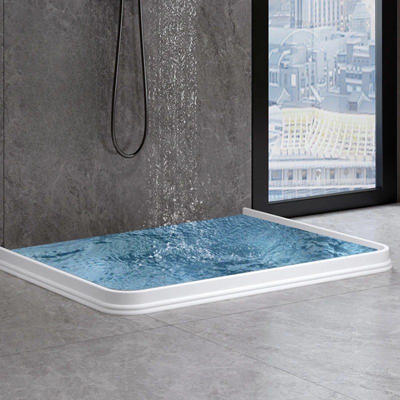 

Drain Cover Bathroom Retention Water Barrier Strip Rubber Silicone Shower Barrier Water Stopper Kitchen Dry and Wet Separation
