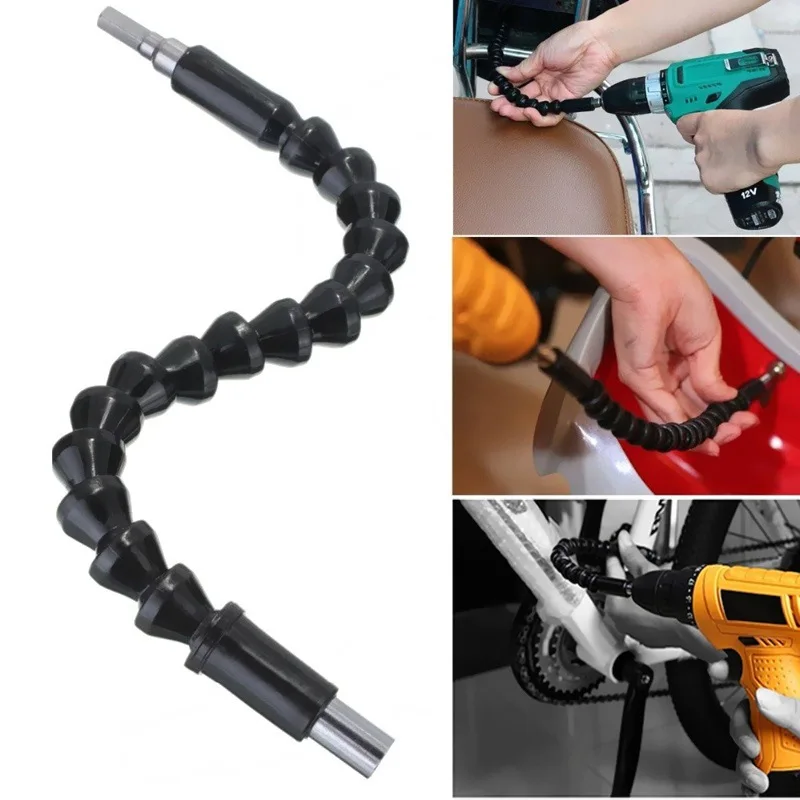 

Flexible Shaft Extension Screwdriver Drill Bit Holder Link for Electronic Drill 200/300/400mm Hex Screwdriver Soft Shafts tools