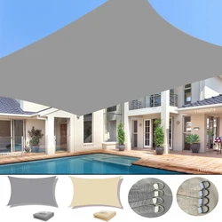 Wasserdichte Sonnenschirm Segel 300D Garten Sonnenschirm Baldachin Swimmingpool Strand Camping Sonnenschirm Outdoor Zelt Sonnens