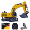 ON SALE LESU Upgrade AOUE 9150 1/14 RC Hydraulic Excavator Heavy Duty Machine RTR Radio Control Digger W/ Sound Smoke Light 2
