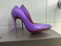 Sizes 48 Classic Style Women Patent Pointed Toe Slip On 12cm High Heel Shoes Elegant Ladies Plain Stiletto Pumps Black Red White - Image 6