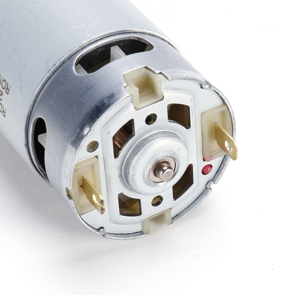 21V Electric Motor 14 Teeth Mini DC Motor 28000RPM 8.2mm Gear Diameter Power Tool Accessories for 550 Motor Lithium Chainsaw