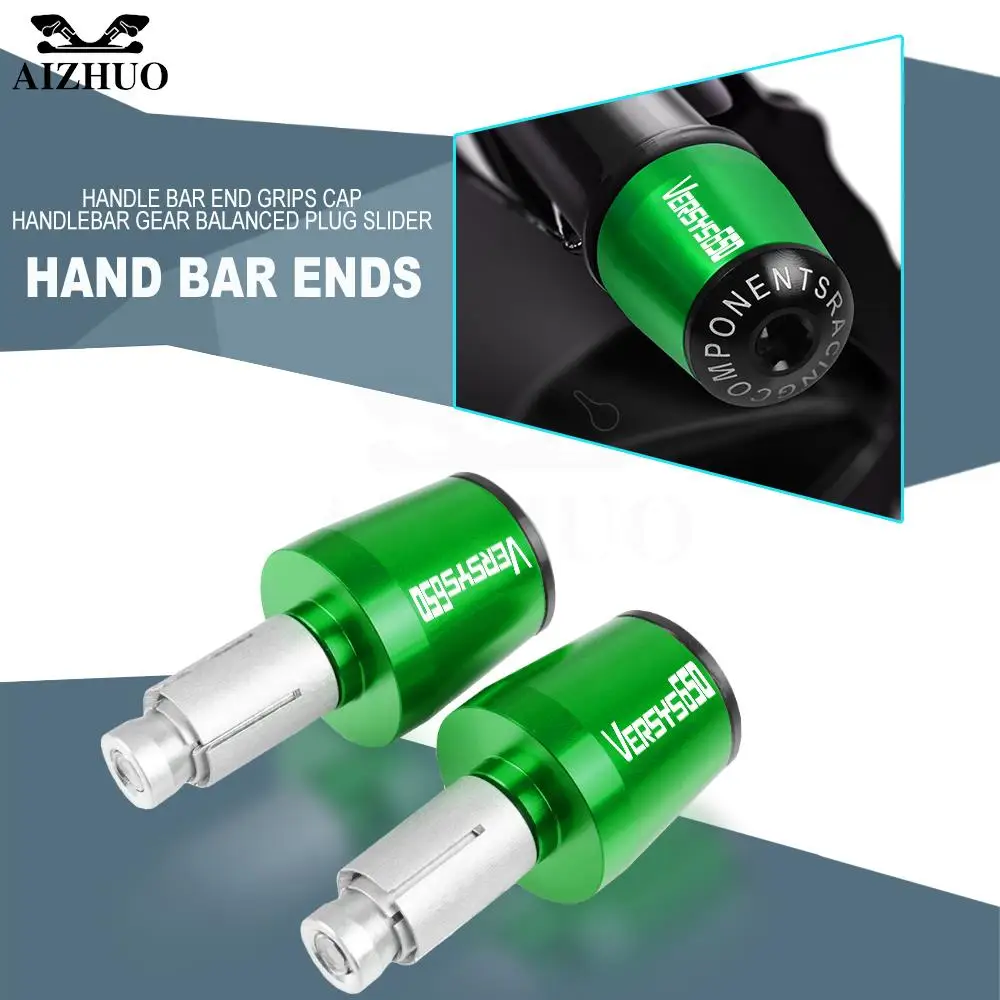 

Handlebar Grips Plugs Caps For Kawasaki VERSYS650 2006-2022 VERSYS 650 2021 2020 2019 2018 2017 Motorcycle Handle Bar End Slider