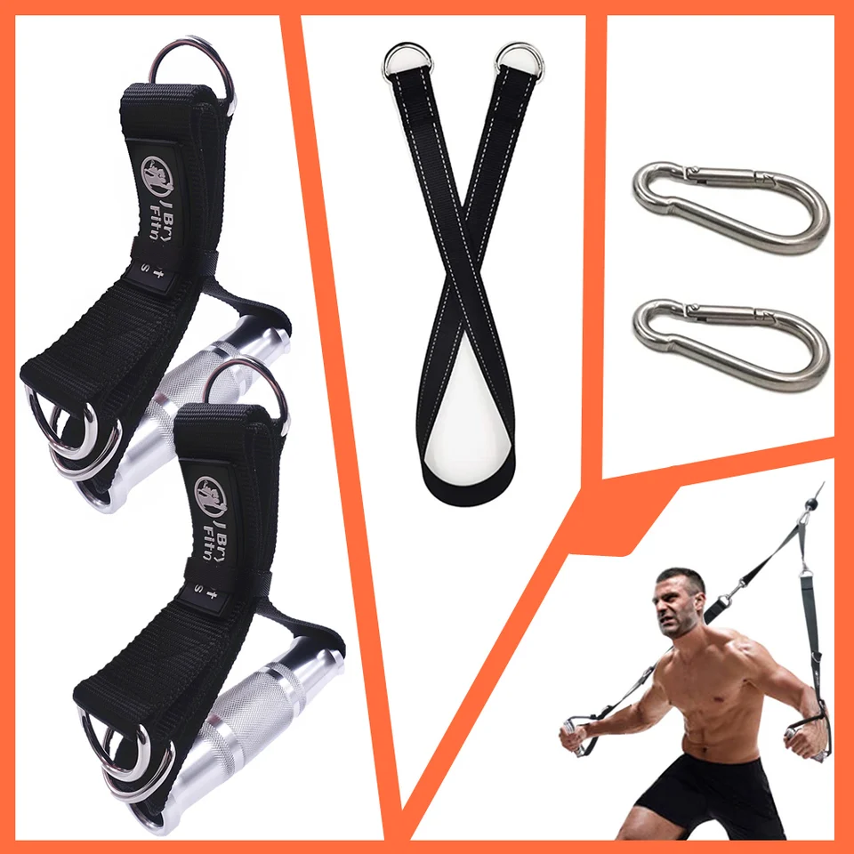 J Bryant Fitness metalen gymhandgrepen voor bevestiging aan