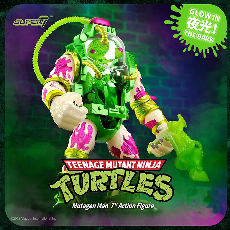 Original Super7 Teenage Mutant Ninja Turtles Ultimate Series Luminous Mutant Entertainment Earth Limited Edition Collection Toys