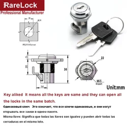 Telescopic Rotary Latch Triangular Cylindrical Door Lock (F)