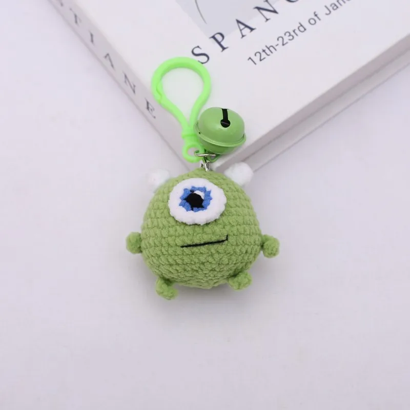 Cute Kapibala Doll Crochet Keyrings Handmaking Knitting Rabbit Keychains Creative Cartoon Pig With Carrot Car Keys Keyrings New