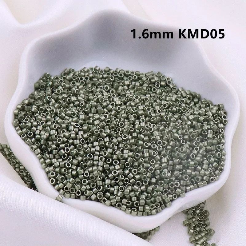 고품질 1.6mm 변색없는 무광 메탈릭 유리 구슬, 수제 DIY 구슬, 루즈 비즈