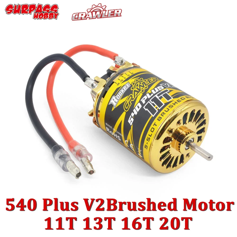 SurpassHobbyBrushedMotor540PLUSV2WaterproofBrushMotors3175mm