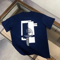 T-shirt imprimé surdimensionné de marque de luxe haut de gamme, tendance mode, décontracté, en coton, à manches courtes, streetwear, tee-shirt graphique pour l'été 3