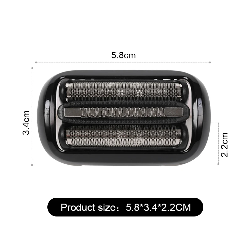 브라운 5 시리즈 6 시리즈 54B 메쉬 블레이드 50-R1000s 50-B1200S 50-B1300s 50-R1320s 호환 교체용 전기 면도기 헤드