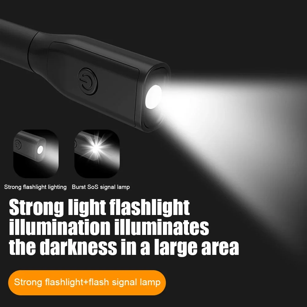 USB Rechargeable Hanging Neck Lamp 1800mAh LED Camping Light 3 Colors Last Up To 10H for Fishing Hiking for Night Running