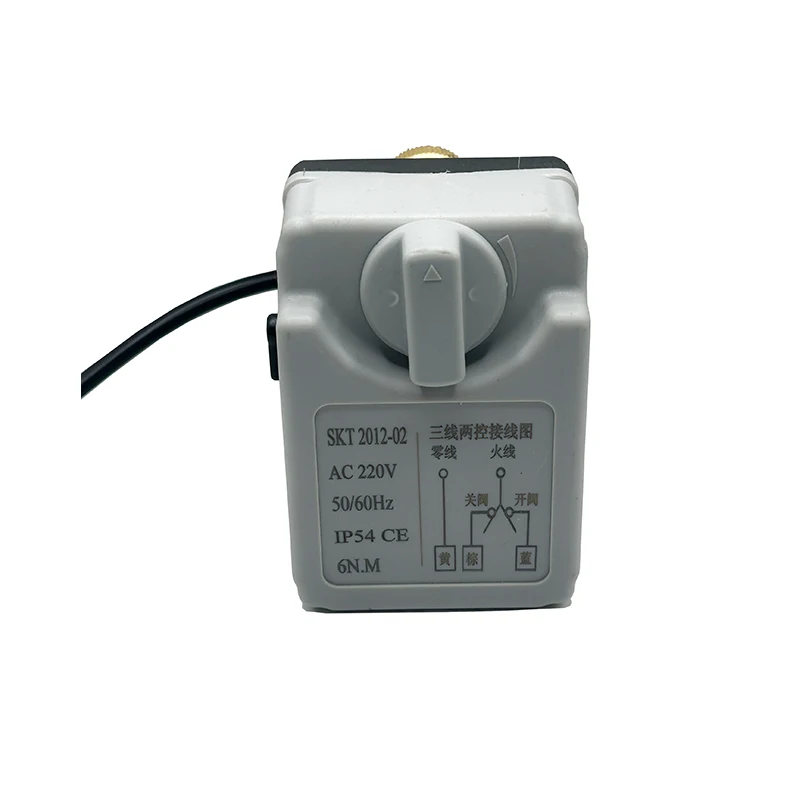 220vac dc24v dc12v motorizado valvula de esfera 01