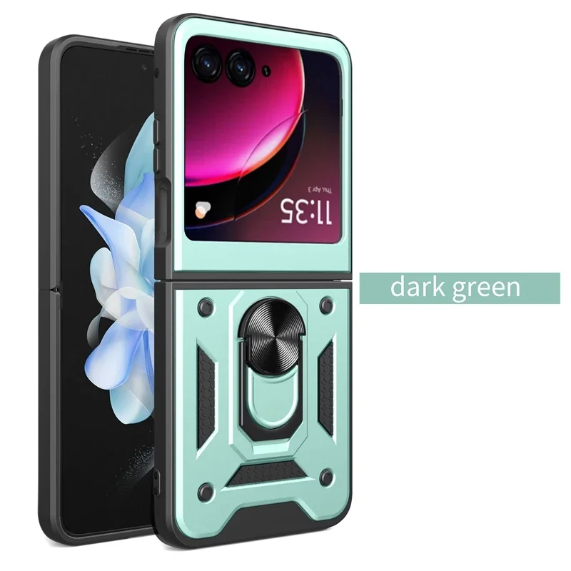 Armor Shockproof Case with Ring Magnetic Holder - Durable Protective Cover
