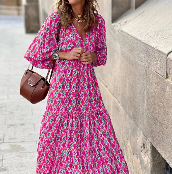 knee length dresses for ladies Wight Maxi Dress main image 0