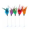 Swinging Spring Feather Cat Teaser with Suction Cup, Interactive Cat Toy with Sounding Bell, Teaser Wand Toys 3