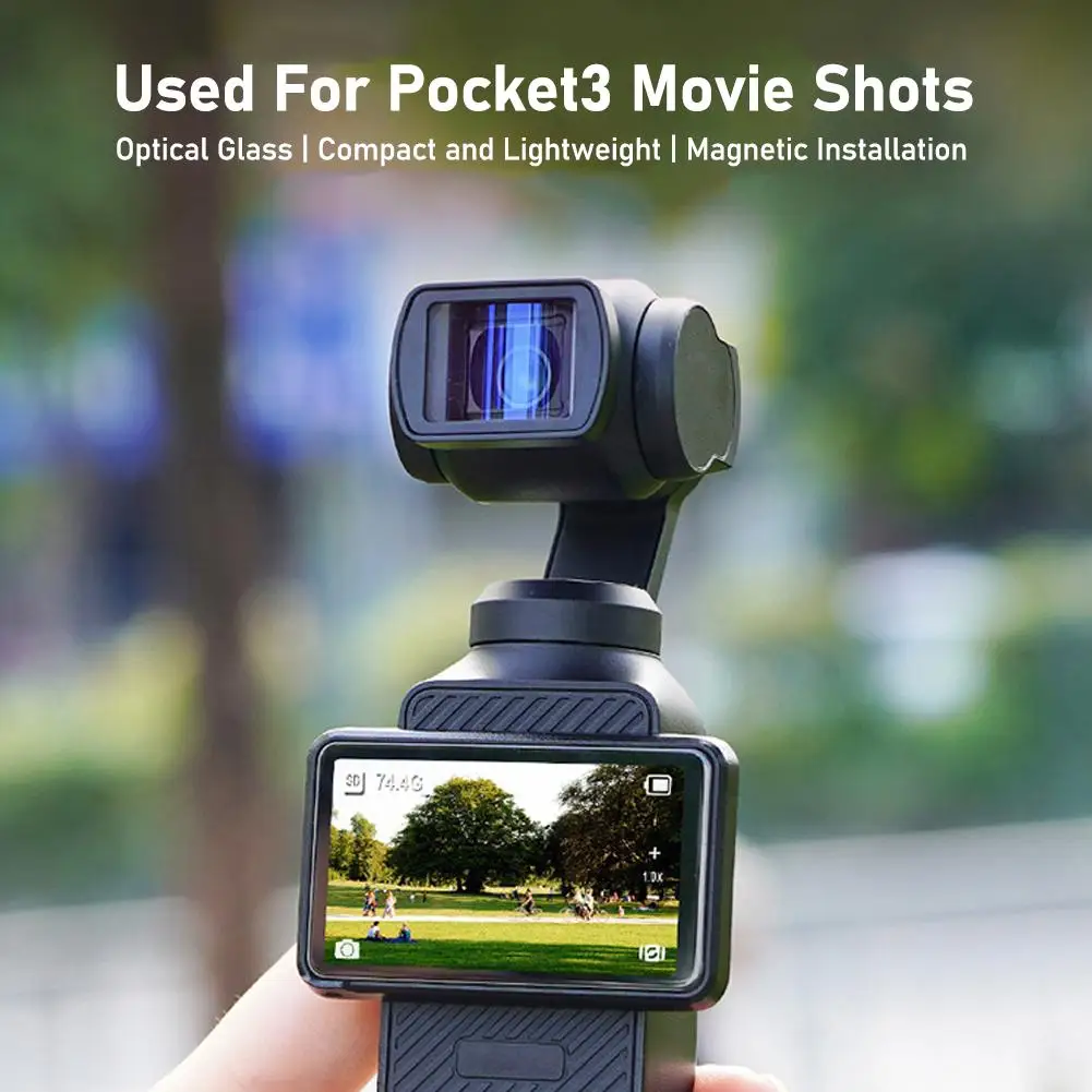 

Фильтр для объектива камеры Dji Osmo Pocket 3 1,15x увеличение профессиональные аксессуары для объектива камеры D7q9