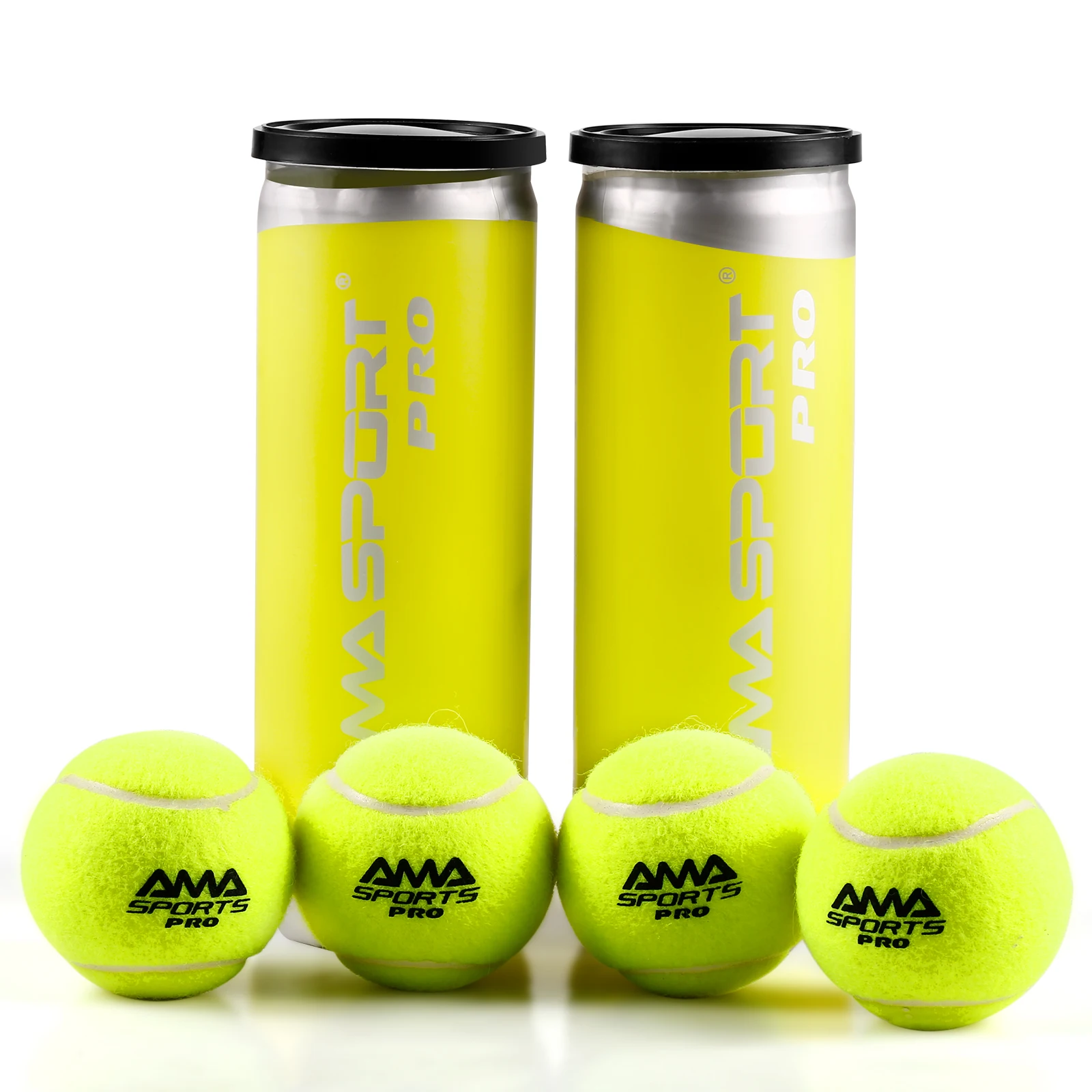 AMASPORT Tennis Balls PRO Padel Balls 45% Wool Tennis Competition Training Ball 3/6 Pack