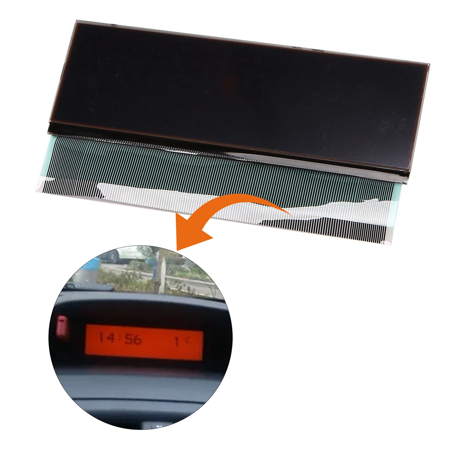 Pantalla LCD de 5 Pulgadas para el Tablero de Instrumentos del Automóvil, Navegador Central para Peugeot 206 307 Citroen C5 Xsara Picasso, Accesorios para Pantalla de Coche 5