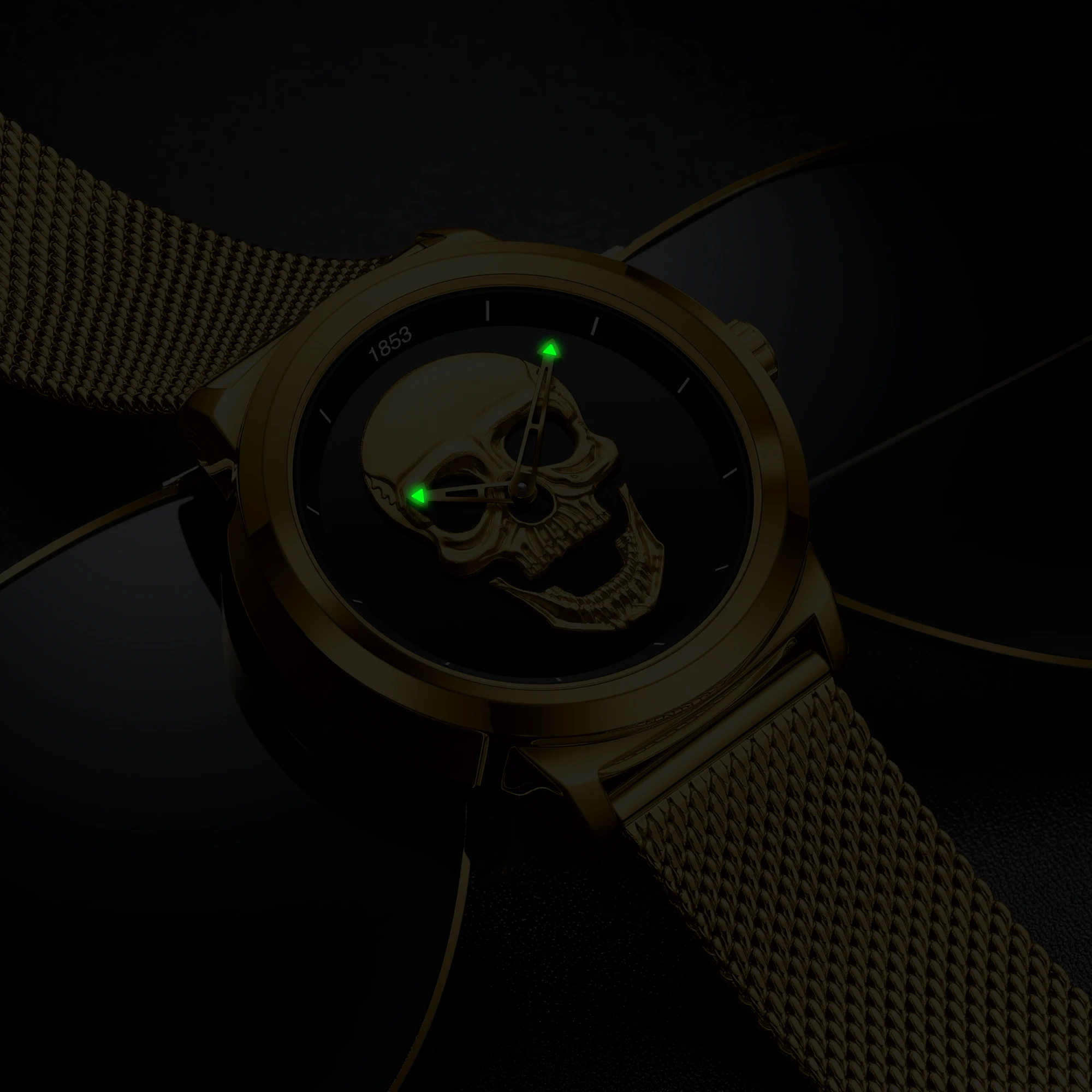 LIGE Creative Skull Design Watch Ladies Top Brand Luxury Women Watch Fashion Waterproof Quartz Watches For Women Montre Femme 4