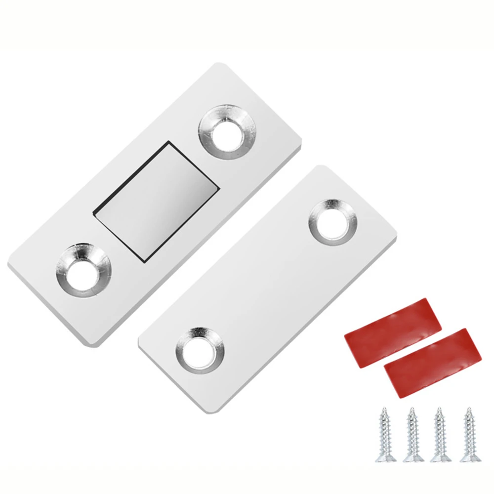 Cierres magnéticos para puertas de armario, cierre con tornillo, herrajes para muebles, 2 unids/set por | - AliExpress