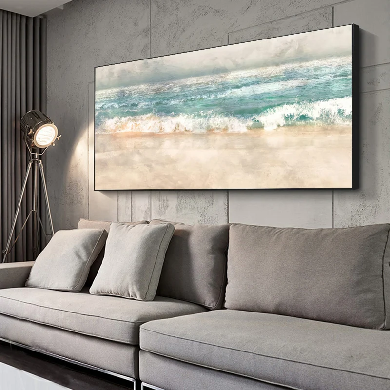 Abstract Beach Canvas Wall Art 1