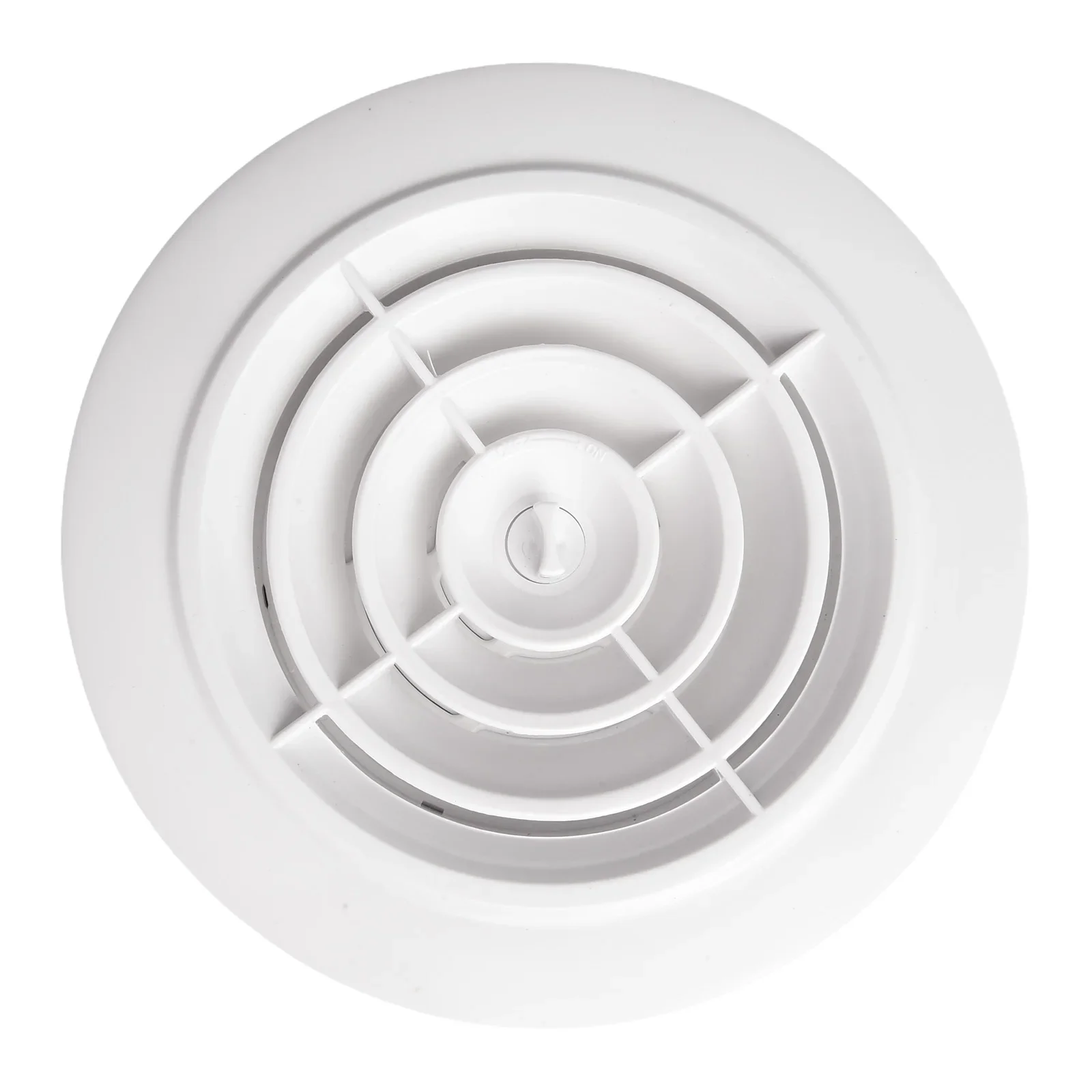 Round Adjustable Wall Interior Vent ABS Ventilation Grille Vent Cover 75mm-200mm Air Outlet For Bathrooms Offices 1Pcs