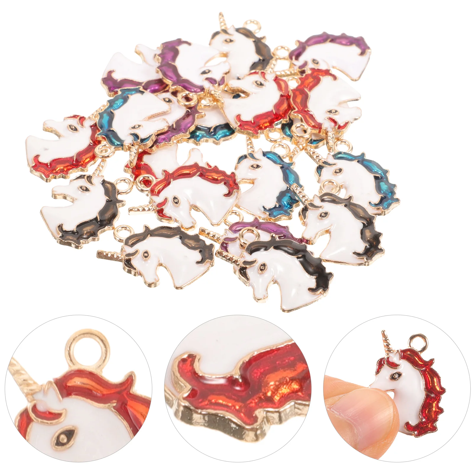 

Подвески в виде единорога, ювелирные изделия оптом, подвески «сделай сам», подвески из сплава, Висячие Серьги-Подвески для изготовления подвесок, 20 шт.