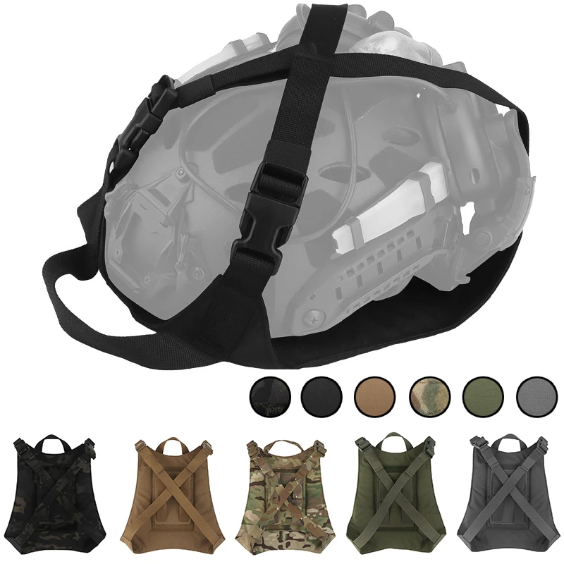 Tactical Fast Helmet Bag Cover Night Vision Device Military Paintball