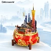 Microworld 3D Metal Puzzle Guangdong Province Famous Landmark Buildings Model DIY Birthday Gifts Desktop Decoration Toy For Teen 1