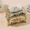 Luxury Continental Acrylic Tissue Box Kitchen Tissue Storage Box Handkerchief Toilet Tissue Holder Home Storage Supplies 6