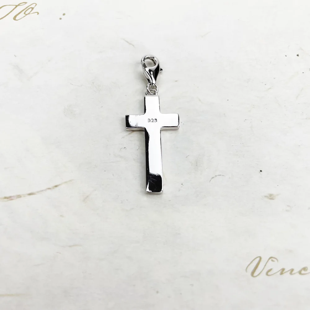 Charms Pendant Blue Cross Turquoise Brand New Fine Jewelry