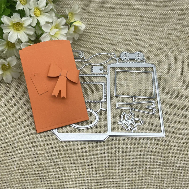 Lapoo Marco De Hojas De Loto 3D Para álbumes De Recortes, Troqueles De Corte Para álbumes De Recortes, Decoración De Tarjetas, Papel, Manualidades