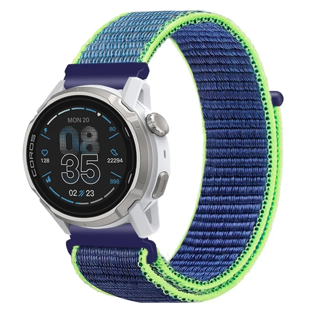 Nylon Loop Strap - Comfortable Sport Bracelet Replacement Band, 20/22mm