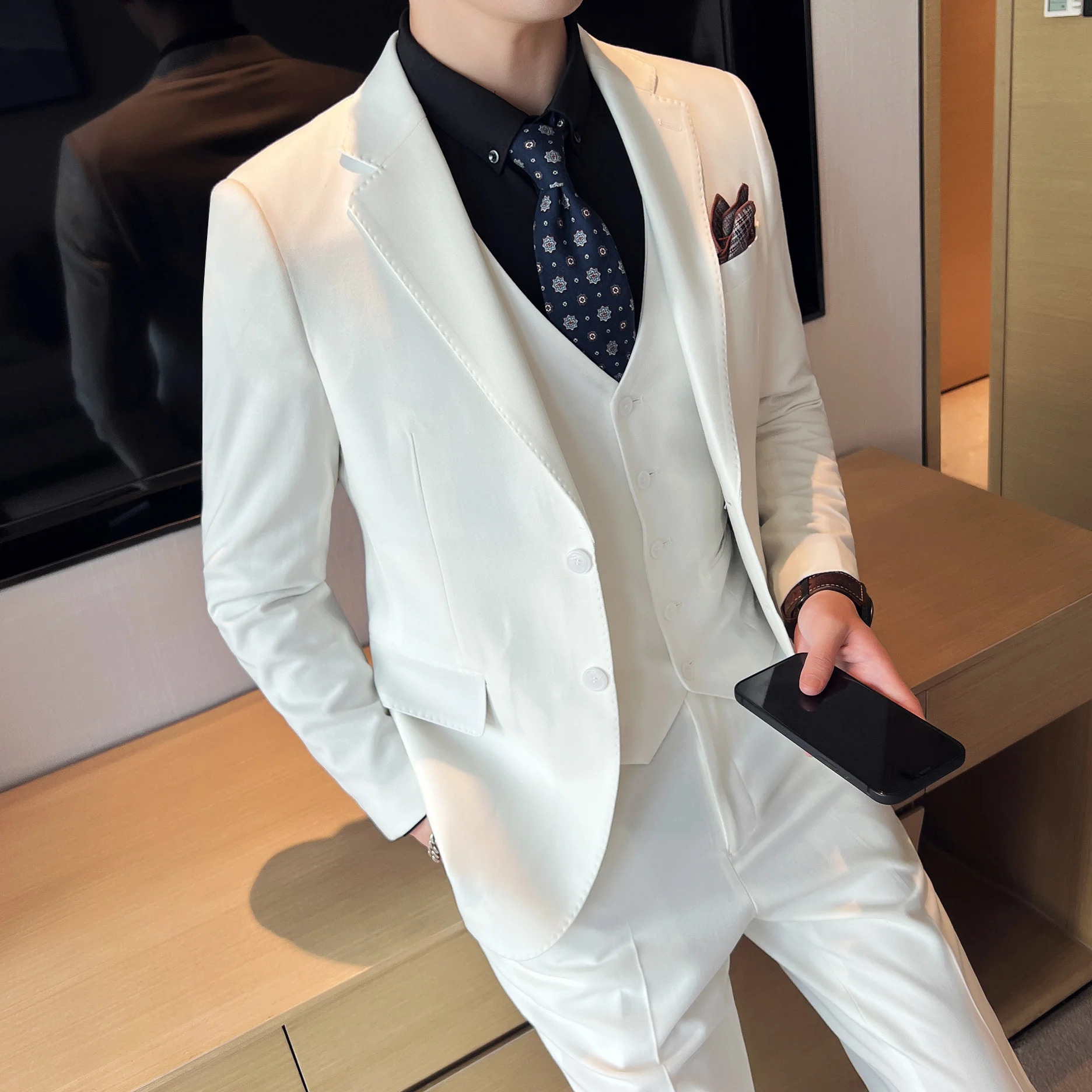 Рисунок 5 - (Пиджак + брюки) 2023 мужской тонкий