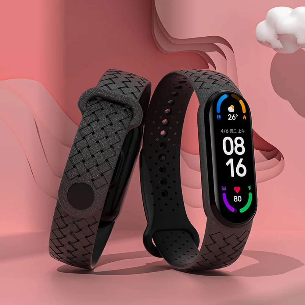 

Силиконовый ремешок для Mi band 6 7 5 4, Аксессуары для браслета Mi Band, спортивный браслет для xiaomi Mi band 3 4 5 6 7