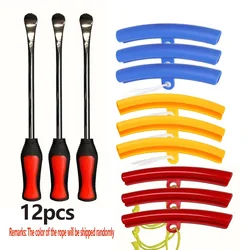 Rubber Pad Car Lift Jack Support Stand Wheel Dolly Adapter for Slotted Floor Frame Rail Repair (12PCS Tire Tools)