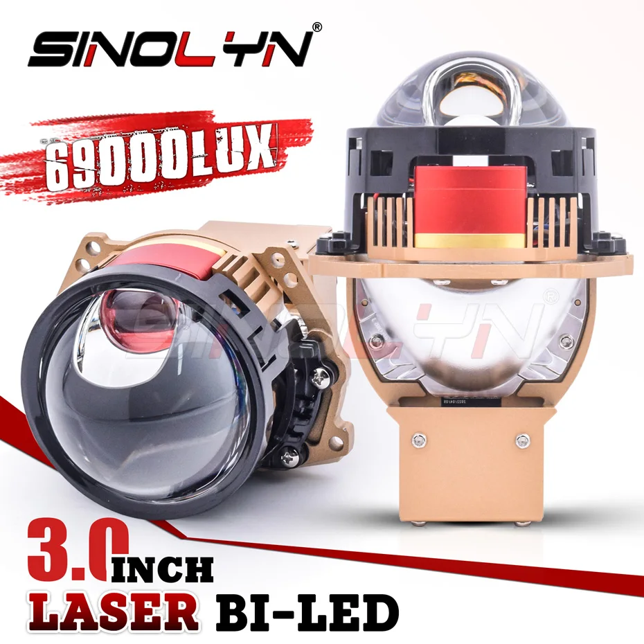 Sinolyn Bi Led Laser Projector Lens Hyperboloid 69000lm Led Light For