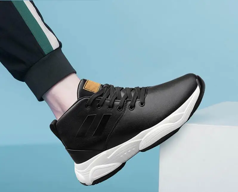 Herren Sneakers Mit Höhenvergrößerung Aus Echtem Leder_voghion.com