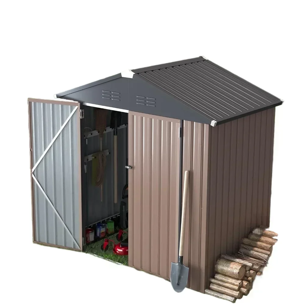 6'x 4 'tool Storage Shed Metal Shed Outdoor Storage and Organization Lockable Shed and Outdoor Storage Space 6