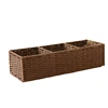 Woven Storage Box Desktop Miscellaneous Box Toilet Paper Box Storage Bathroom Organizer Bathroom Sink Storage Countertop Durable 1