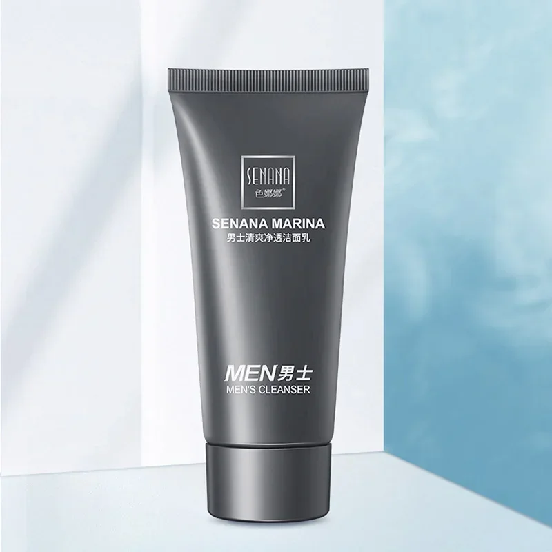 Men's Refreshing Clearing Facial Cleanser Deep Cleaning Oil Control Purify Pores Improve Skin Dullness Moisturizing Cleanser